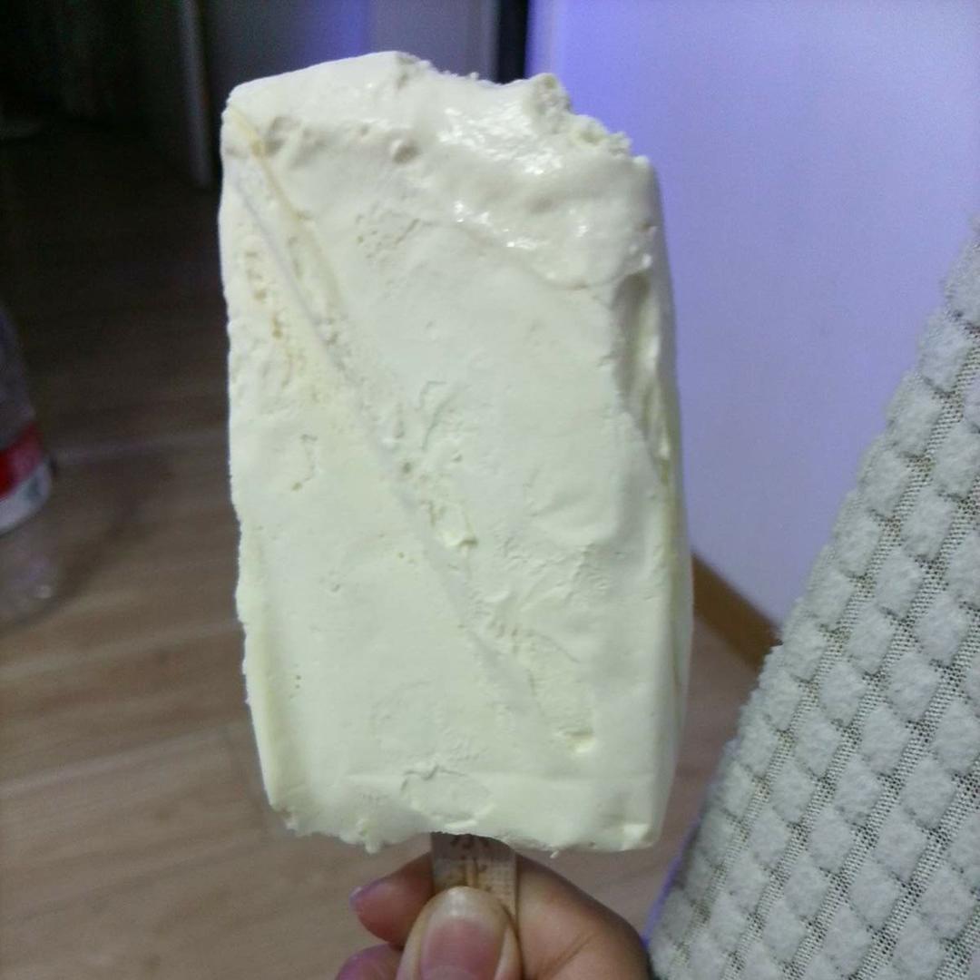 💯无冰渣‼️一次成功香浓丝滑的奶香小布丁雪糕‼️