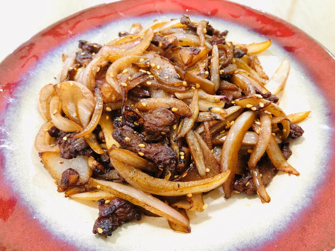 洋葱孜然牛肉