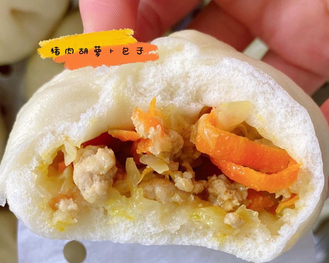 超详细 一周岁+宝宝辅食 纯手揉超级简单一发到位 奶香松软包子（包子皮）的做法