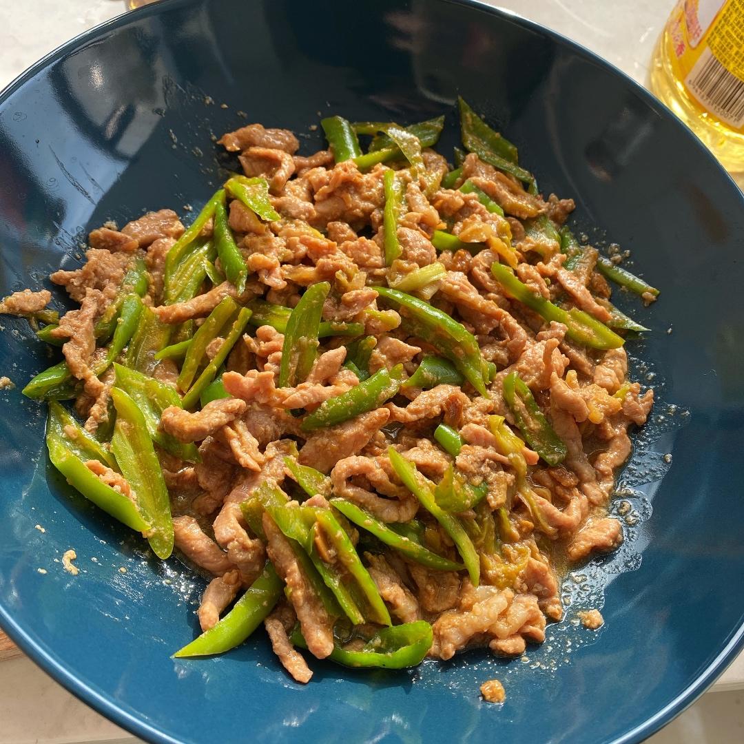 下饭神菜--青椒肉丝