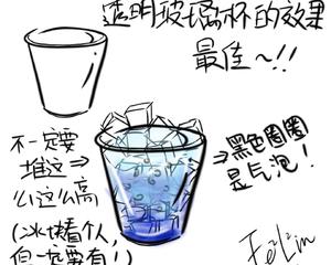 柠檬蓝柑气泡水（鸡肋手绘版）的做法 步骤2