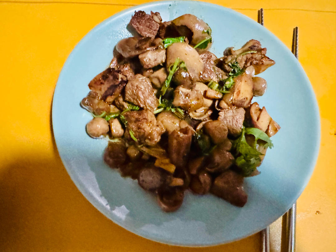 草菇牛肉（米饭杀手系列九）