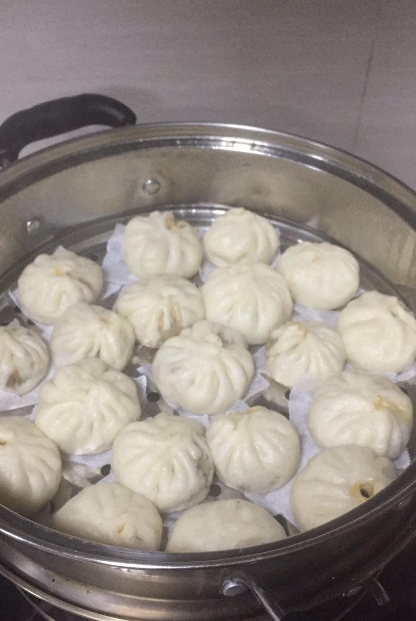 胡萝卜木耳鸡蛋素包子