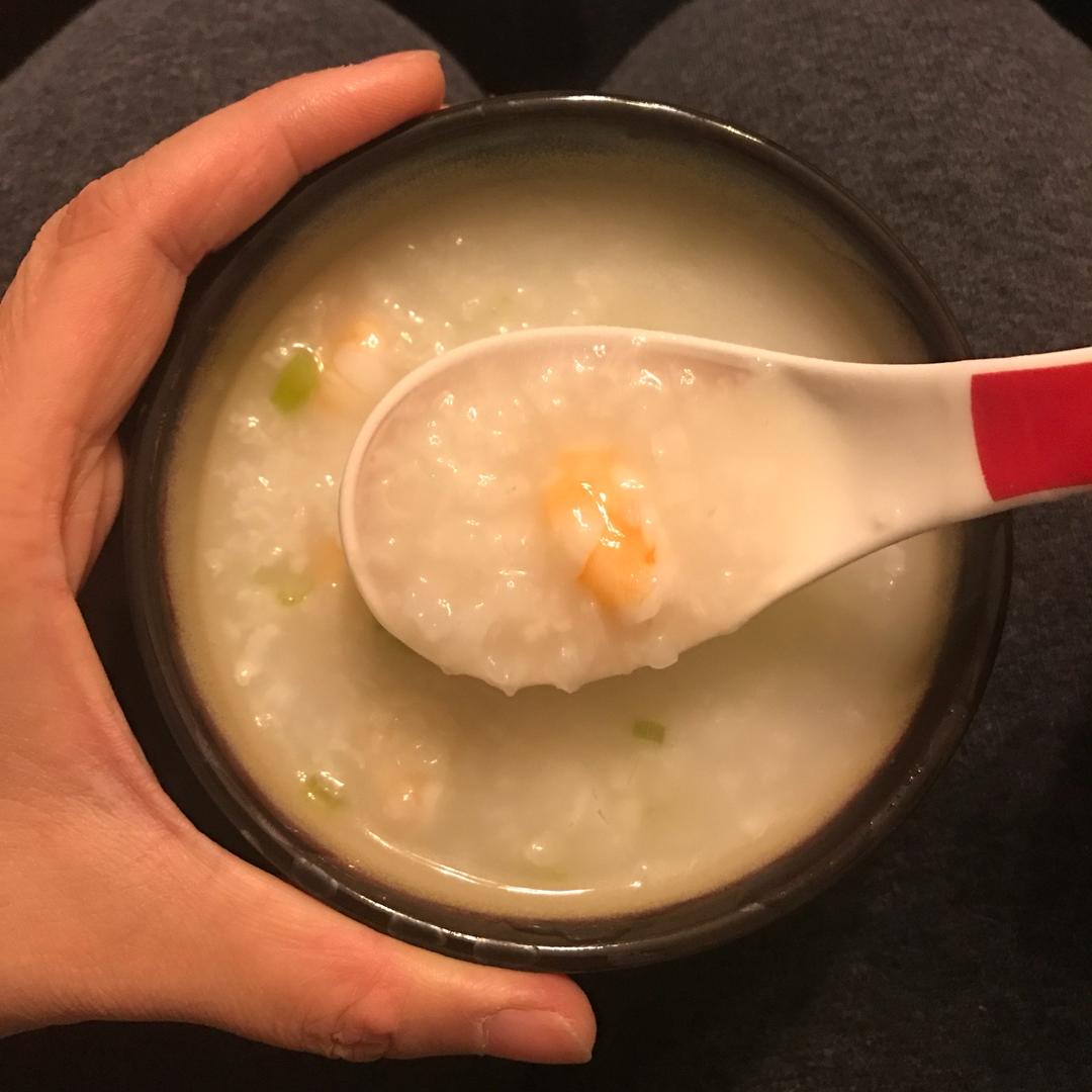 鲜虾香芹粥
