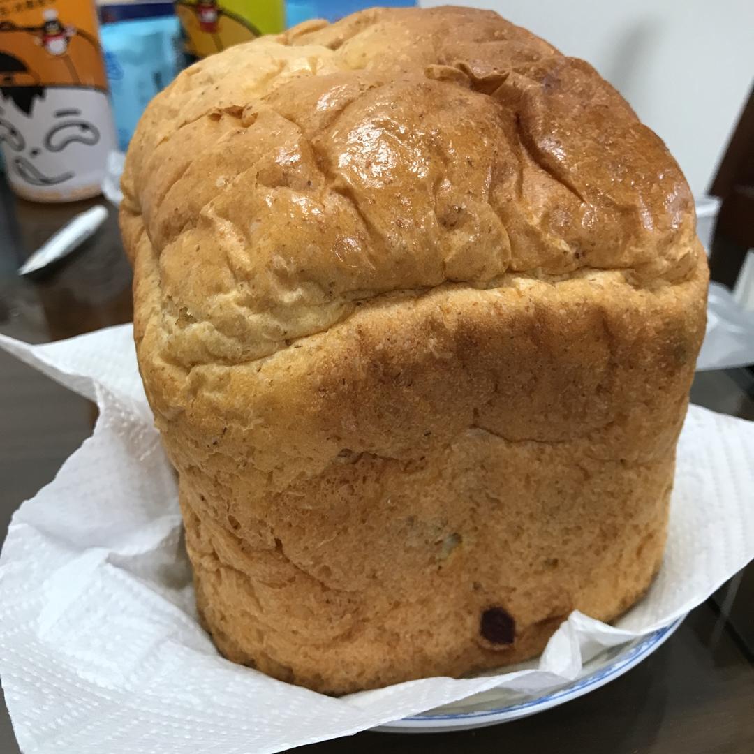 一键式全麦蔓越莓吐司