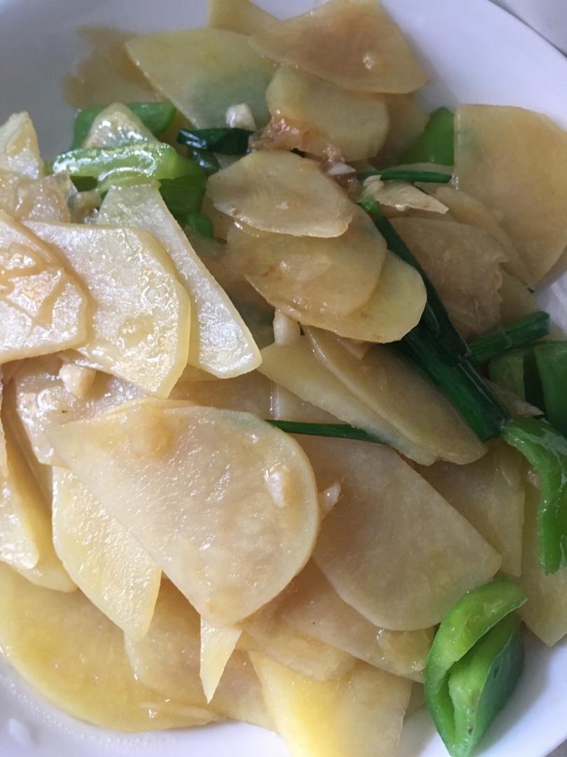 家常炒土豆片