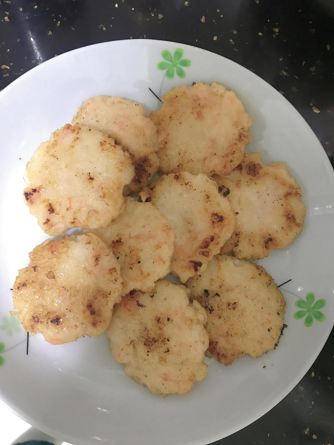 家常菜香煎虾饼
