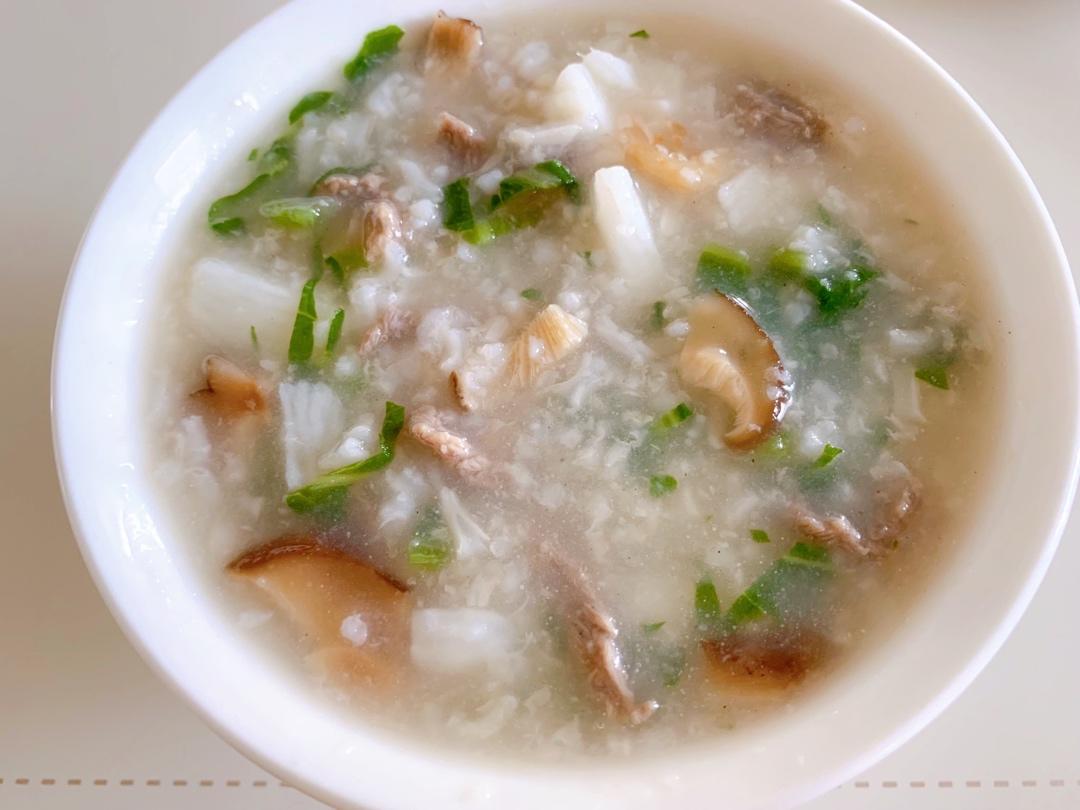 香菇山药粥（非常适合胃口不好的时候吃）