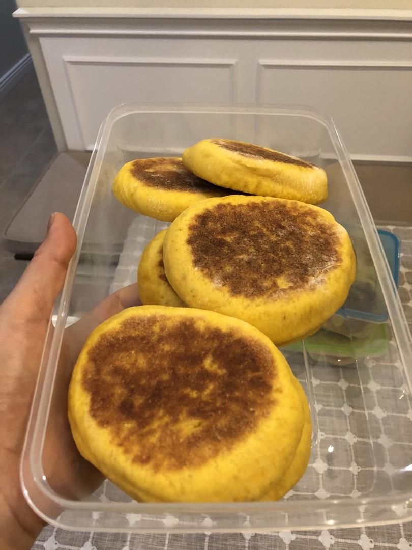 堂妈小厨——发面南瓜饼