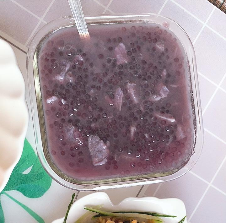 紫薯西米露