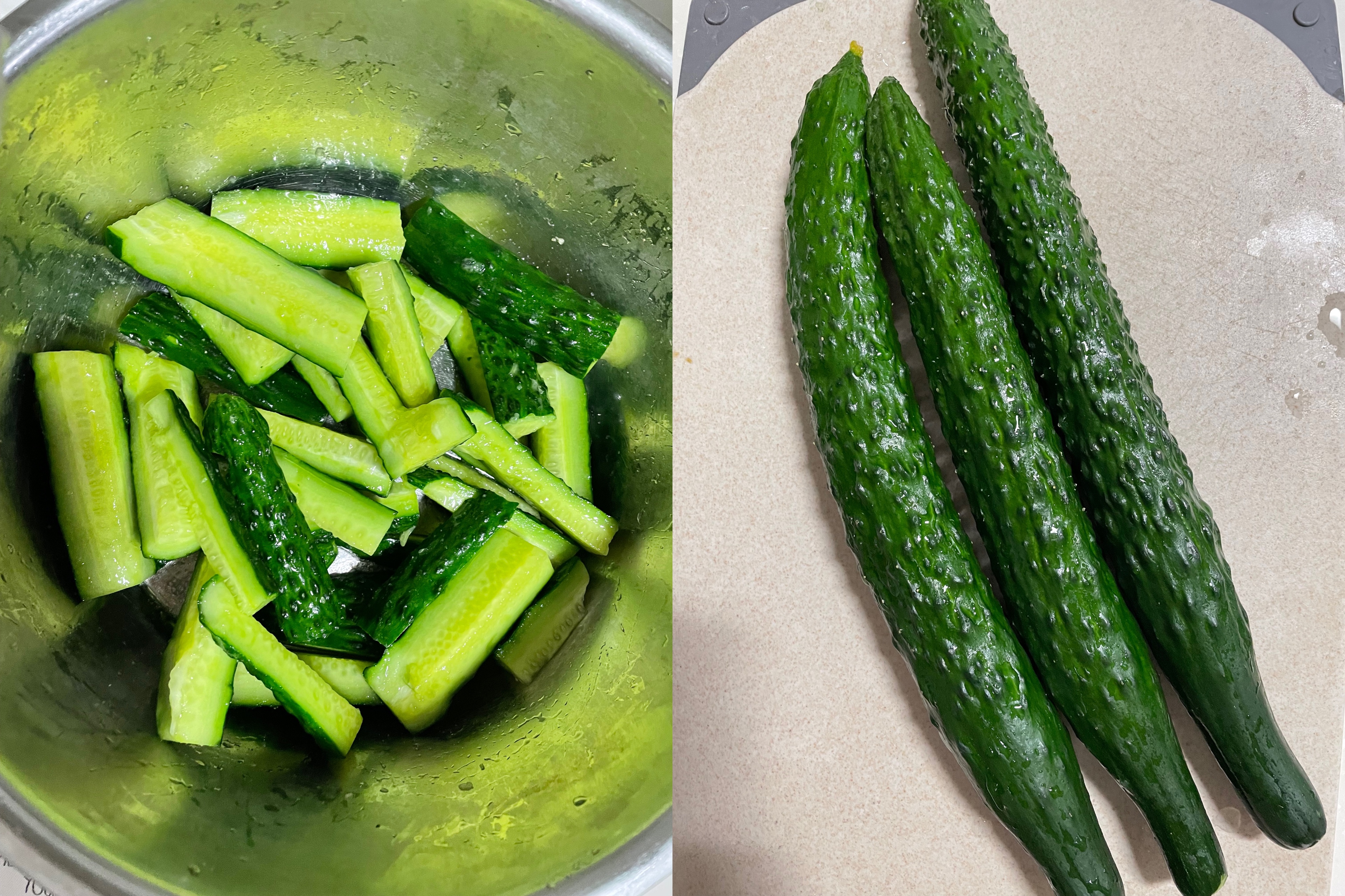 韩式黄瓜🥒泡菜【小白极简版】的做法 步骤1