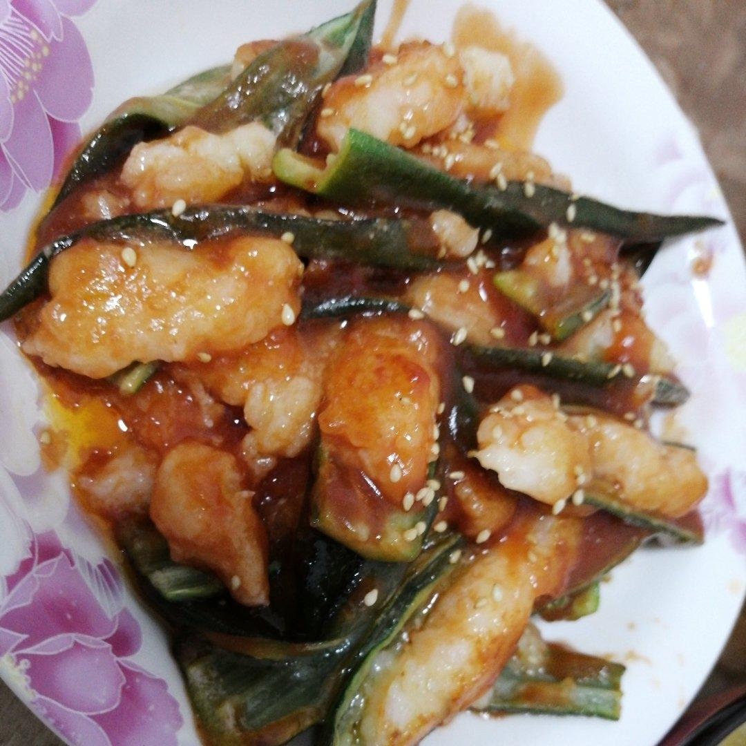 宝宝最爱～秋葵酿虾