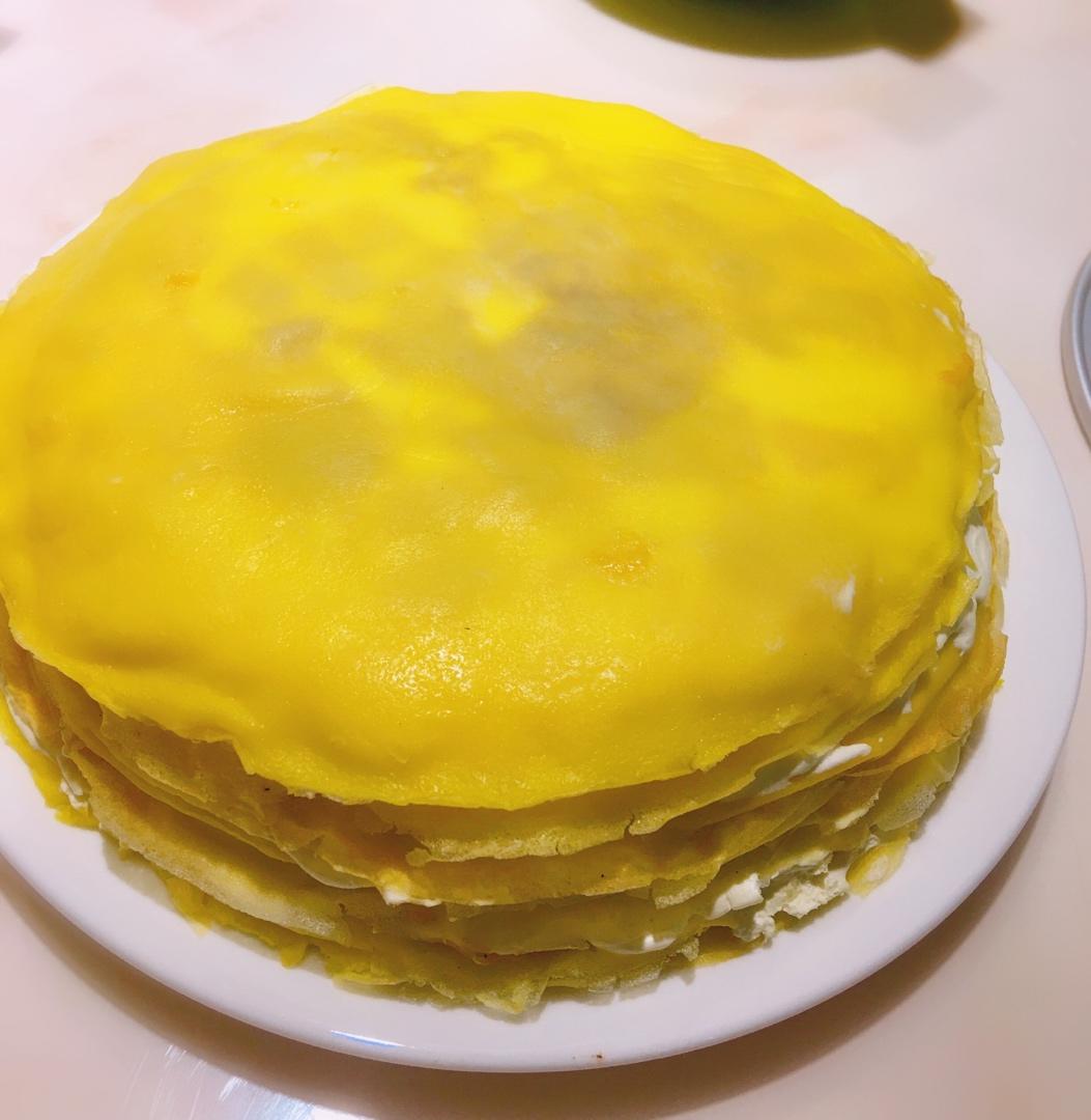 零基础做芒果千层蛋糕（8寸）