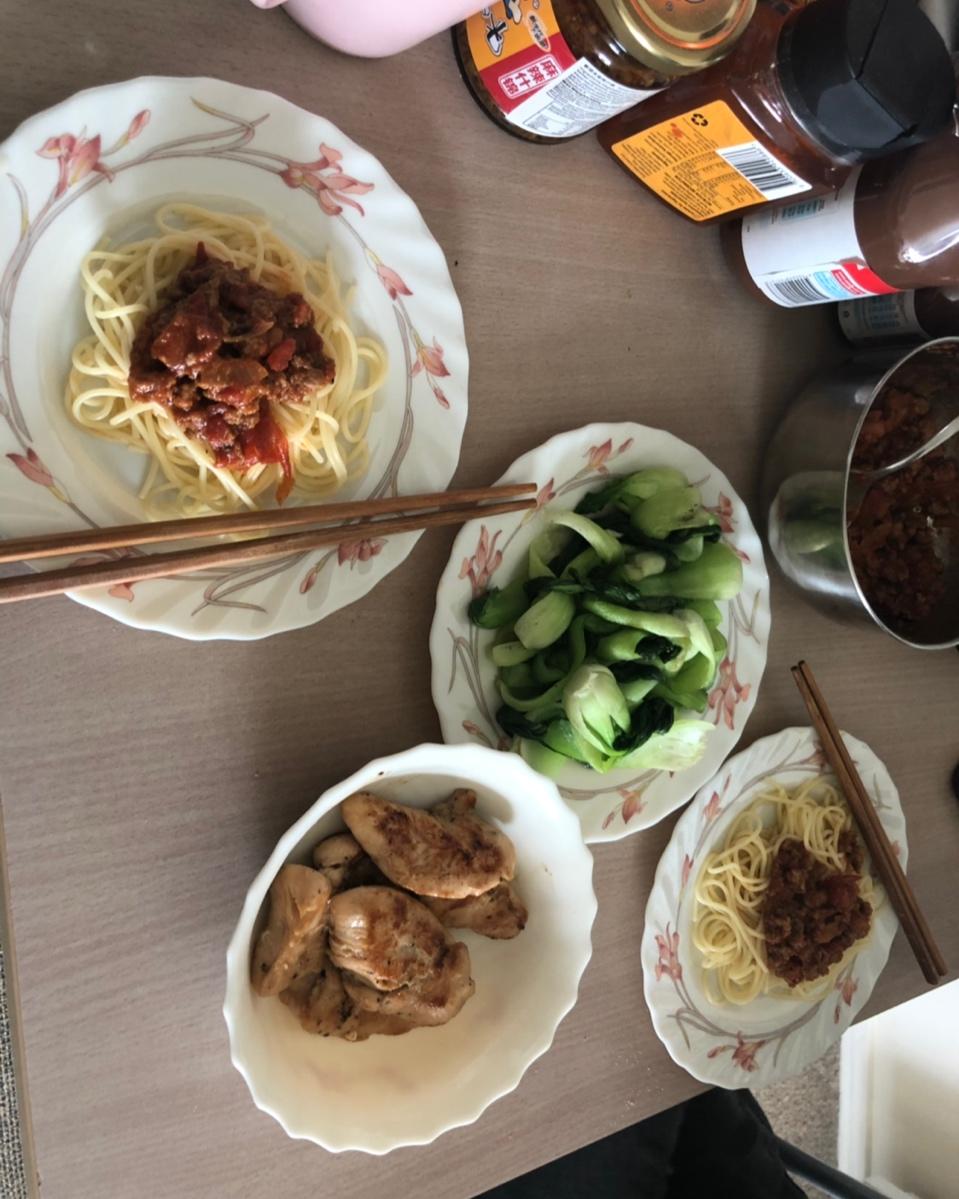 番茄肉酱意大利面