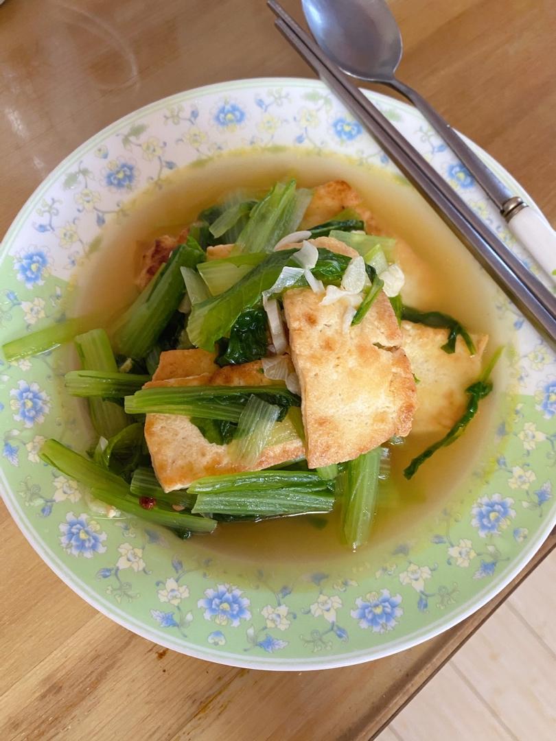 小白菜豆腐汤