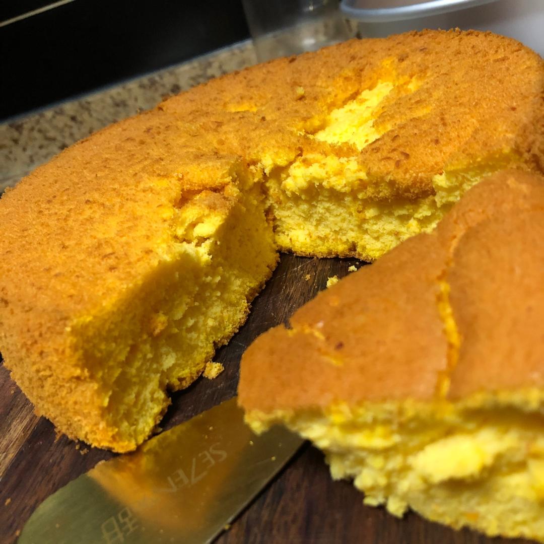 南瓜戚风蛋糕