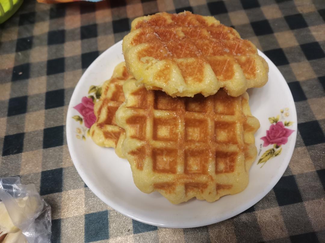 焦糖比利时华夫饼