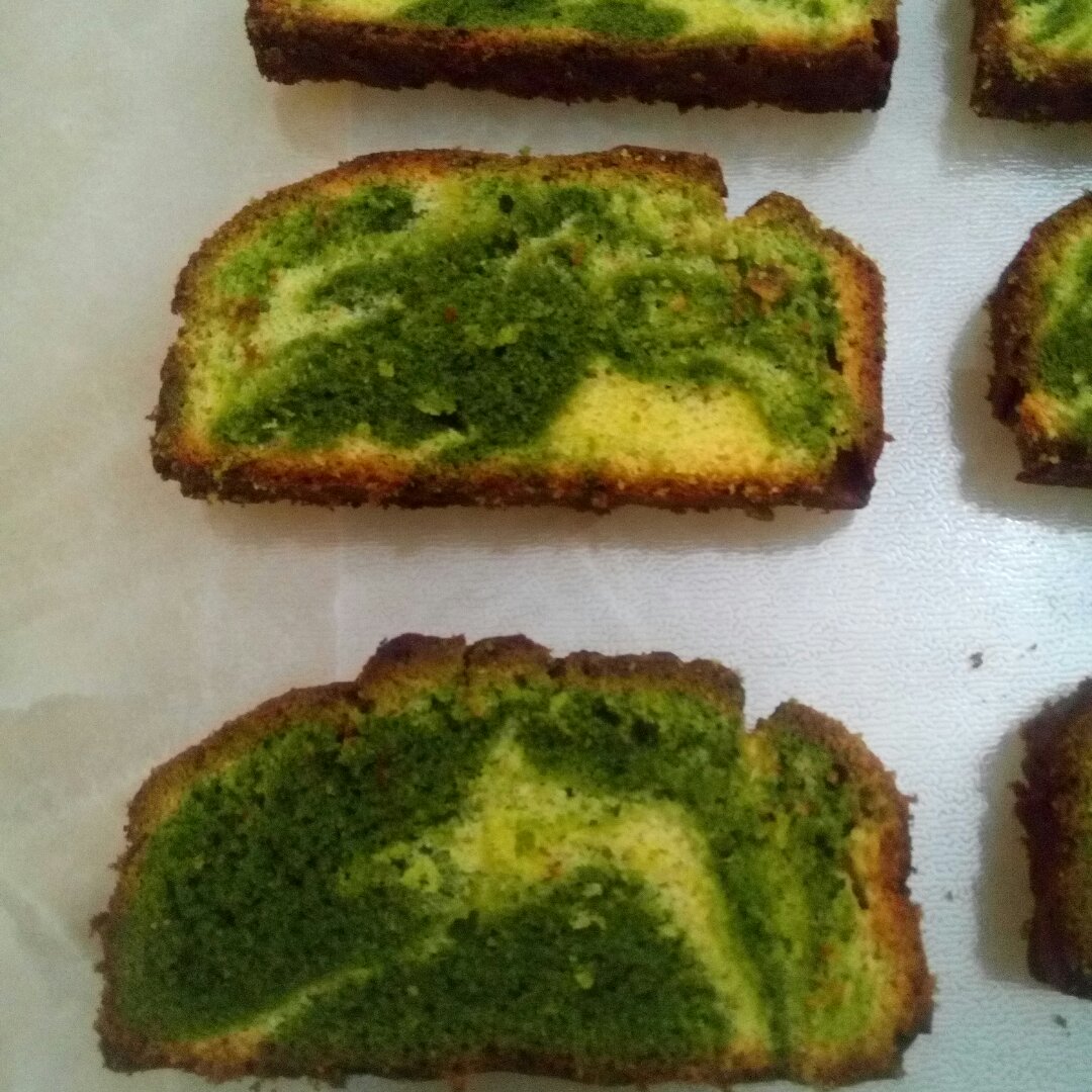 抹茶大理石磅蛋糕
