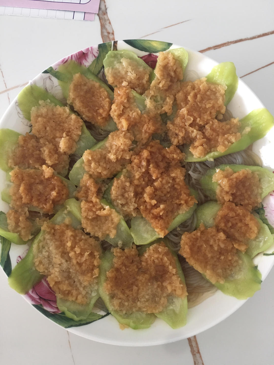 蒜茸粉丝蒸丝瓜