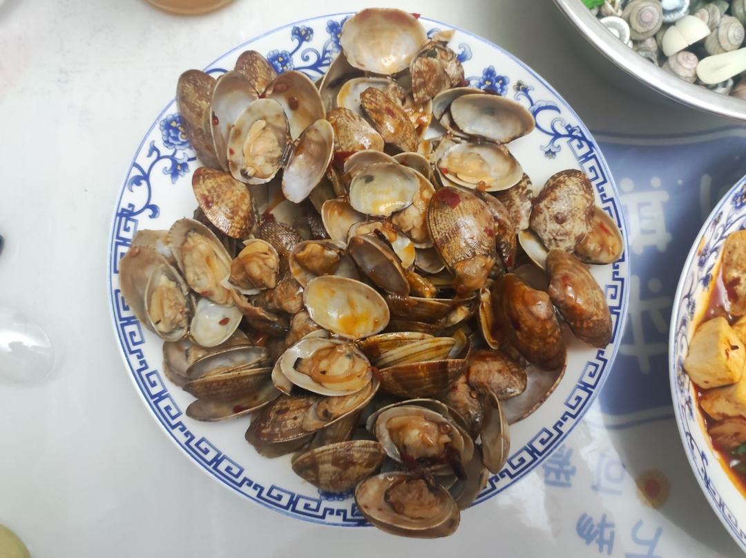 爆炒花甲