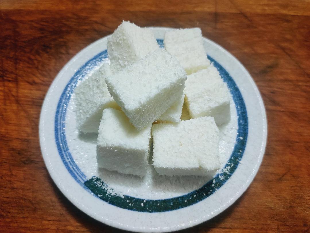 （只需4种材料)牛奶小方