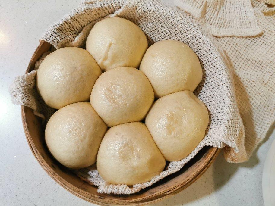 有着面包口感的红糖馒头（一次发酵）