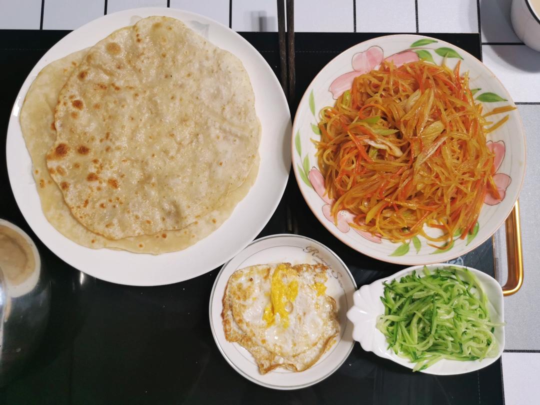 土豆丝卷饼