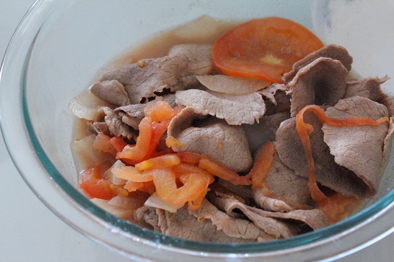 番茄牛肉片汤