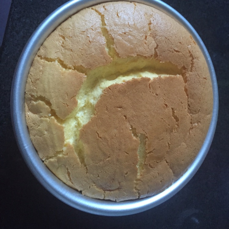 6寸原味戚风蛋糕