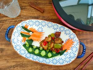赛龙舟✔辣椒炒肉❗超下饭的做法 步骤1