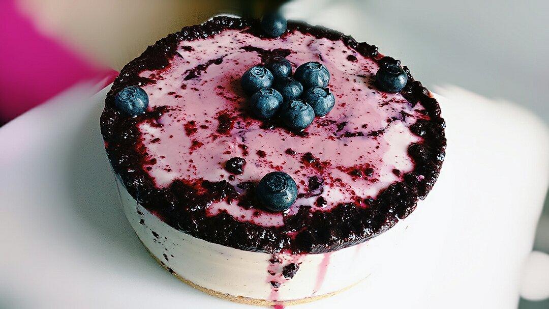 蓝莓酸奶冻芝士 乳酪蛋糕