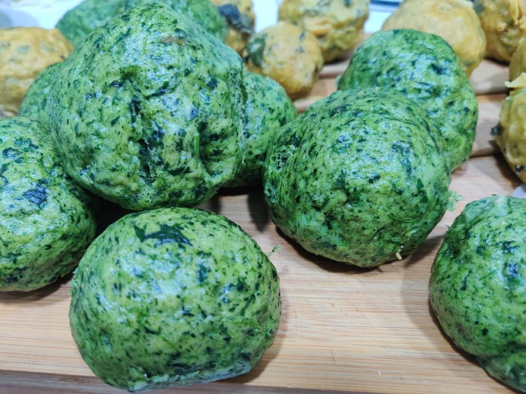 一次酵发菠菜馒头