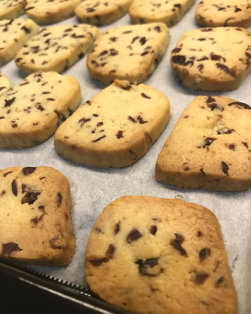 低糖少油版蔓越莓饼干