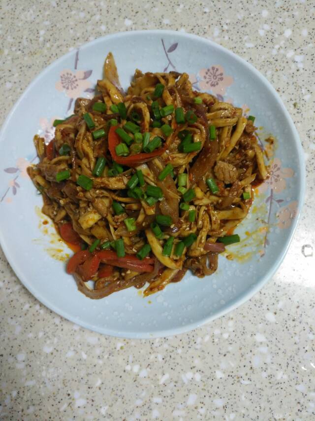 孜然杏鲍菇肥牛卷