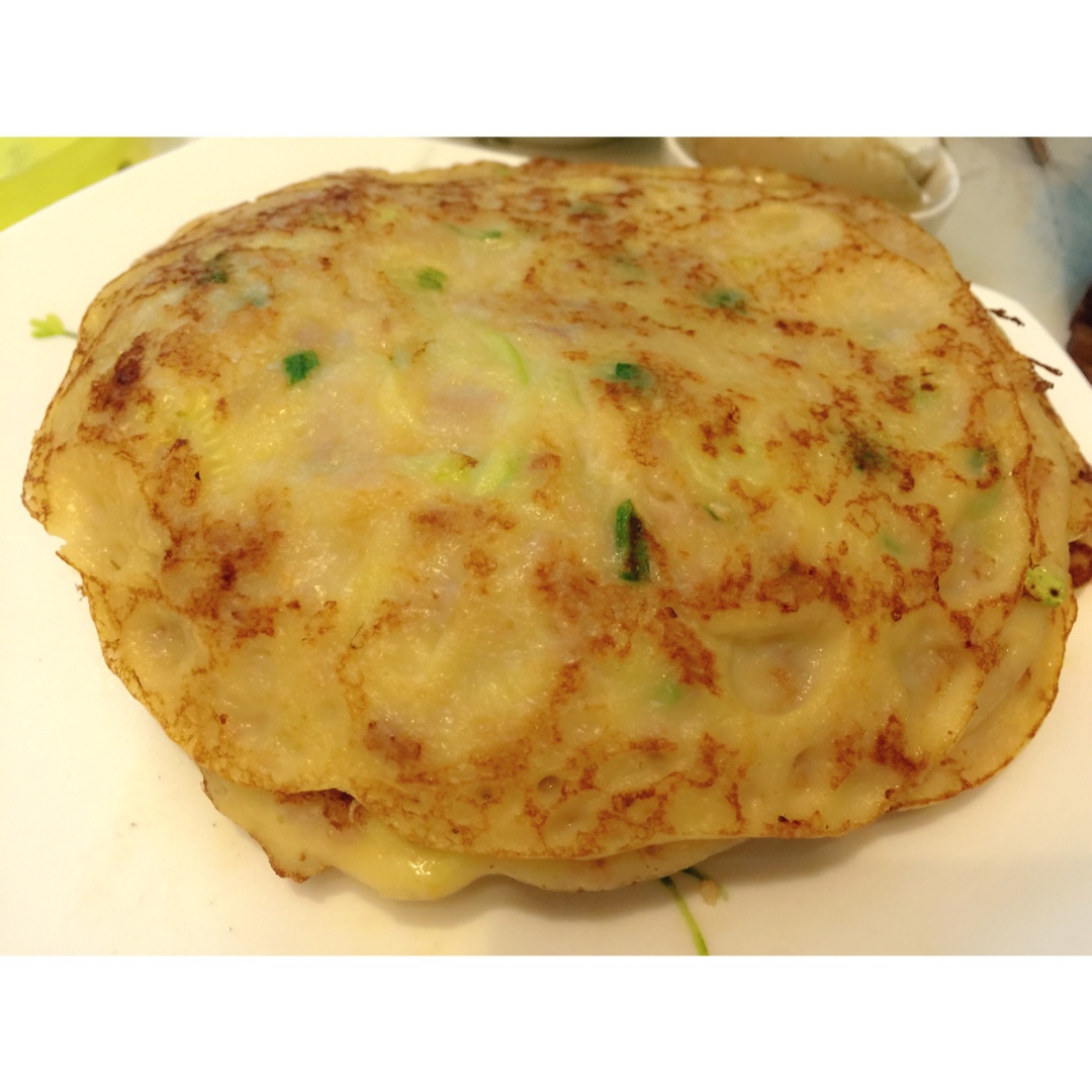 西葫芦丝饼
