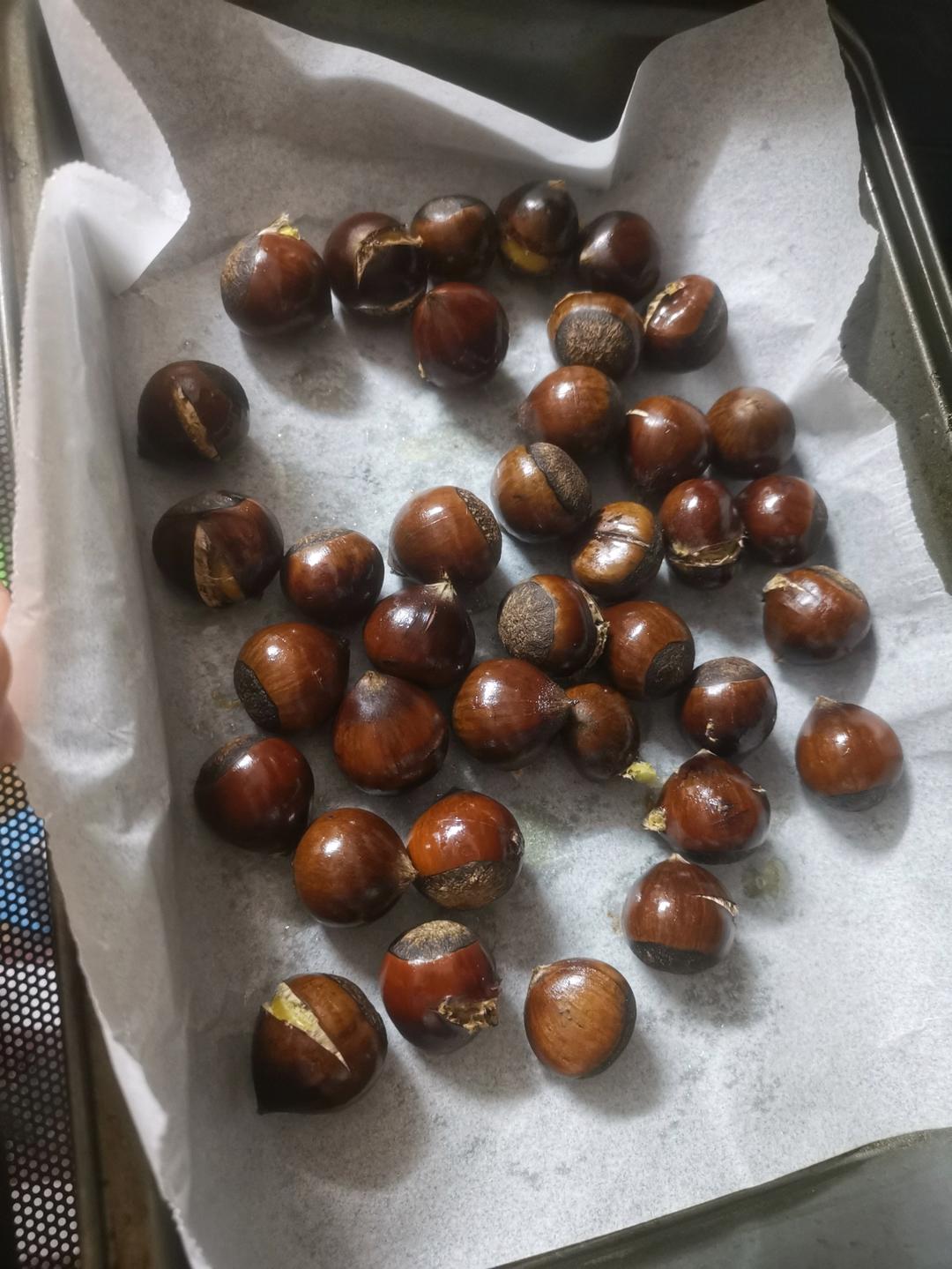 ‼️香甜软糯‼️轻松好剥㊙️烤箱版糖炒栗子