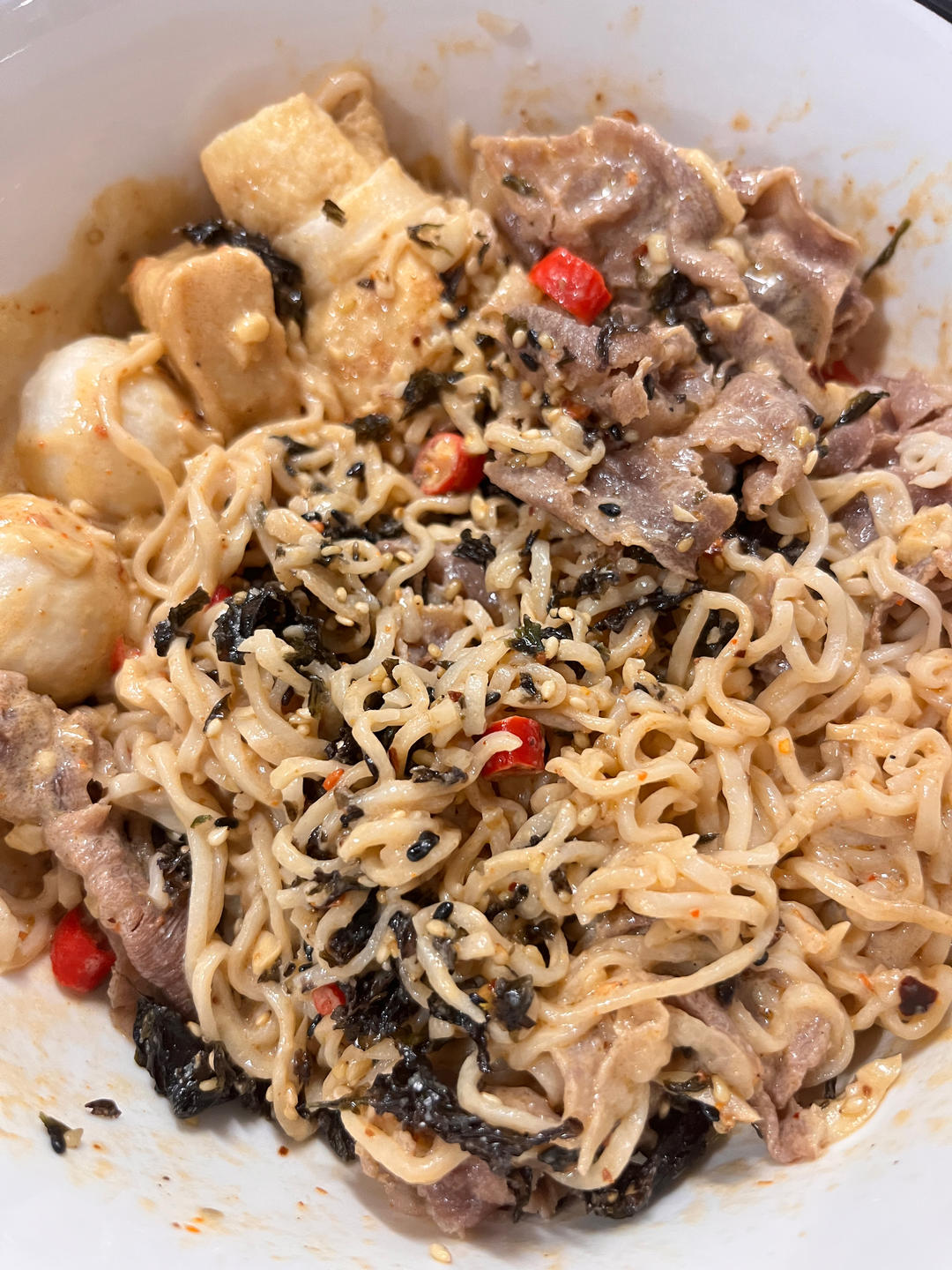 吃一次就爱上的麻酱肥牛拌面！味道绝了