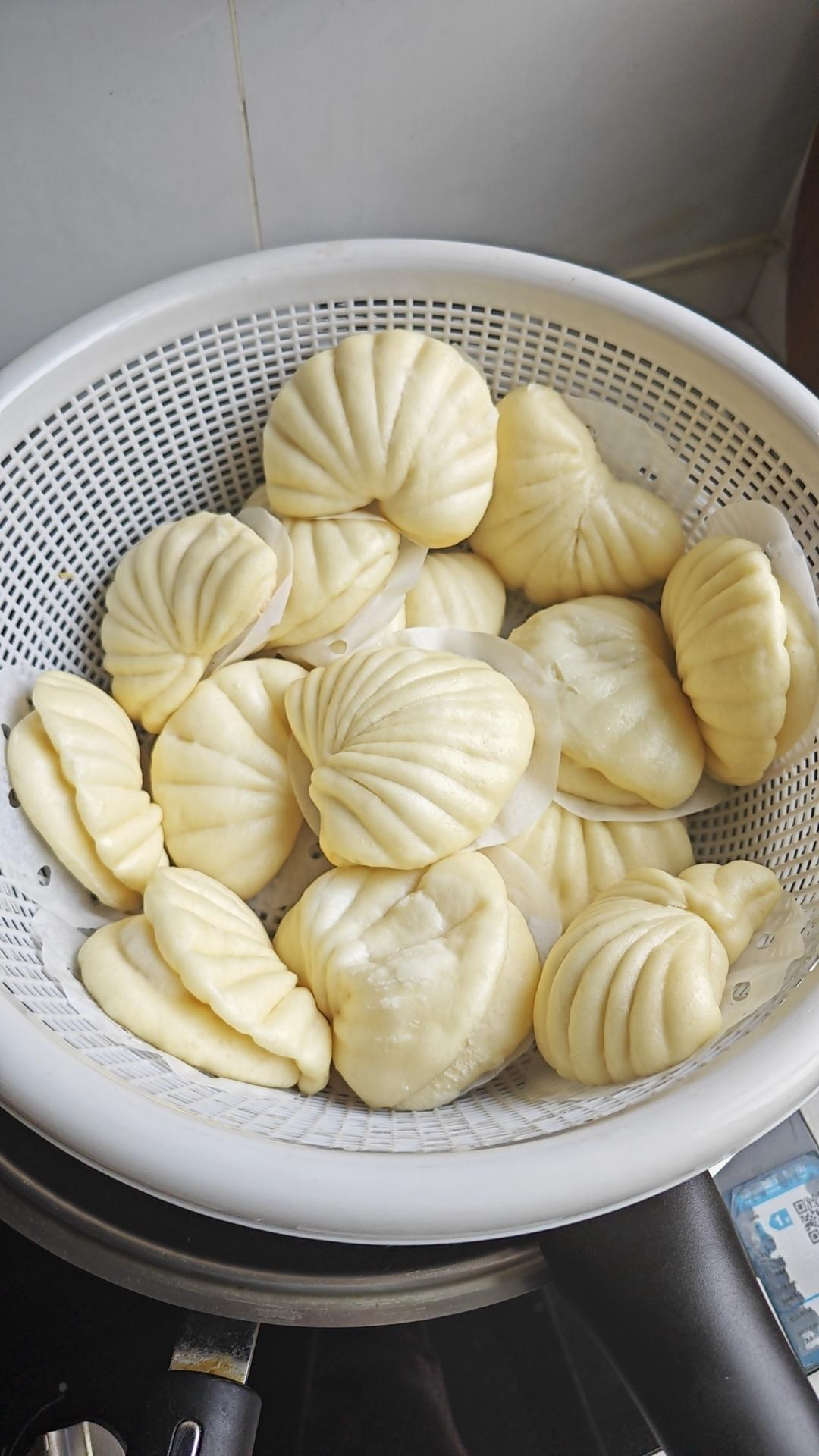 奶香贝壳馒头