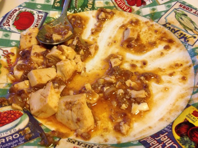 红烧肉沫豆腐