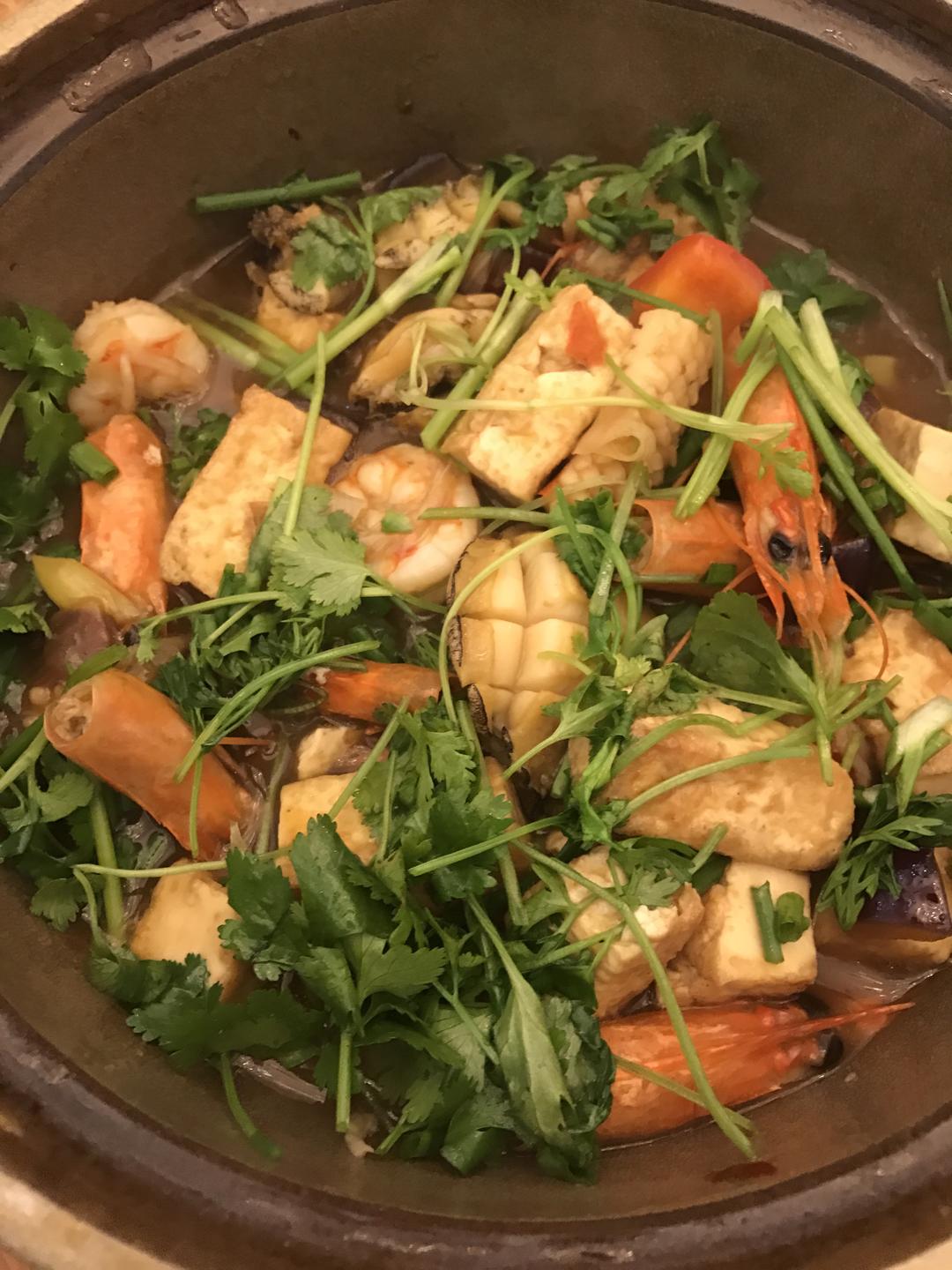 海鲜豆腐煲