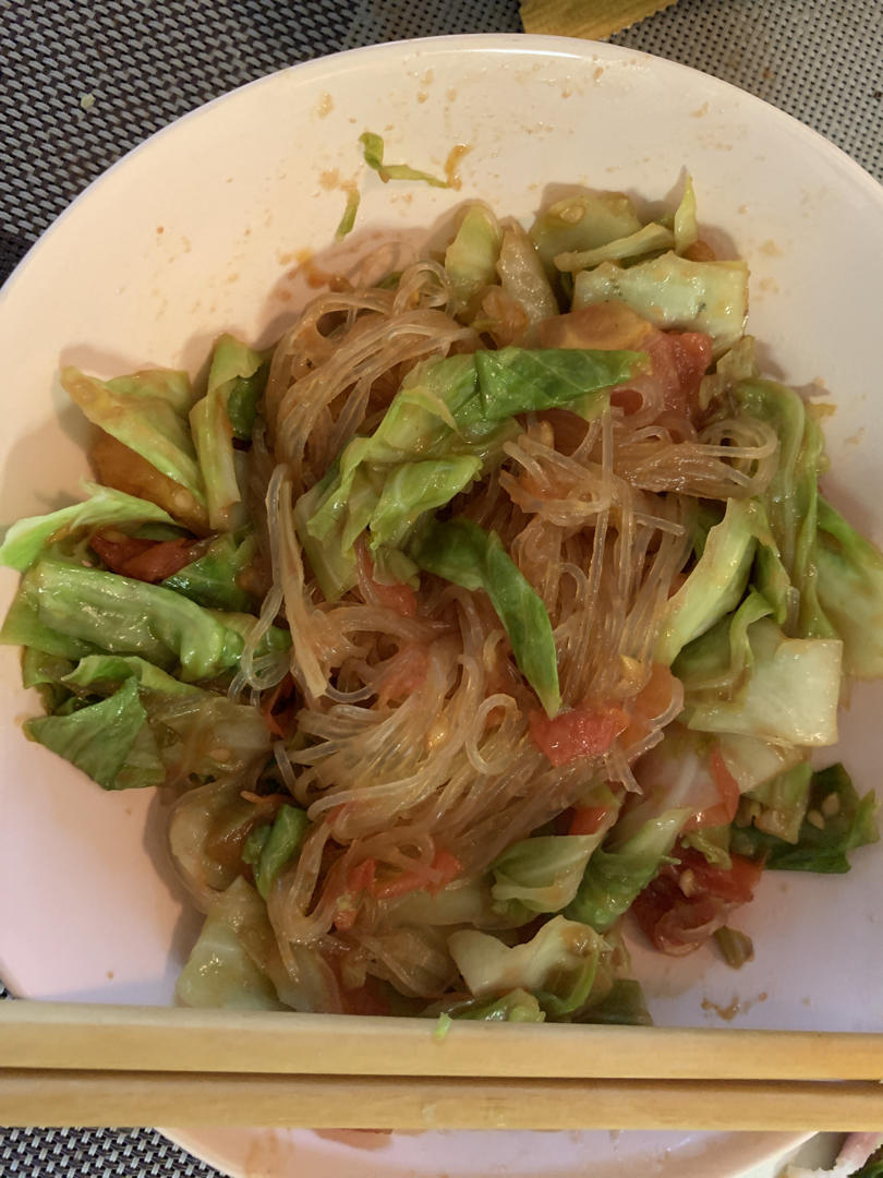 番茄炝炒圆白菜