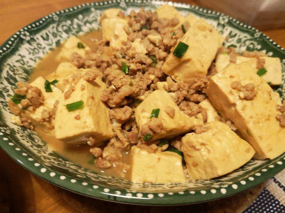 肉末烧豆腐