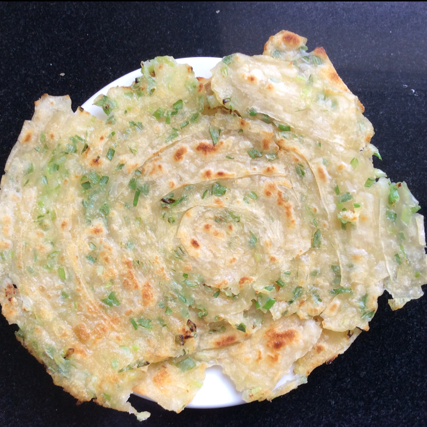 小馄饨皮葱油饼