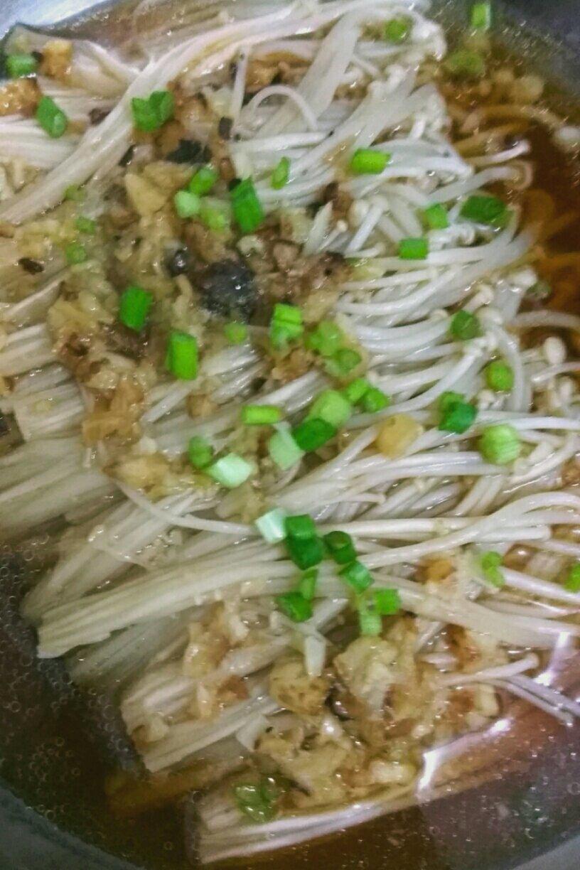 蒜蓉蒸金针菇