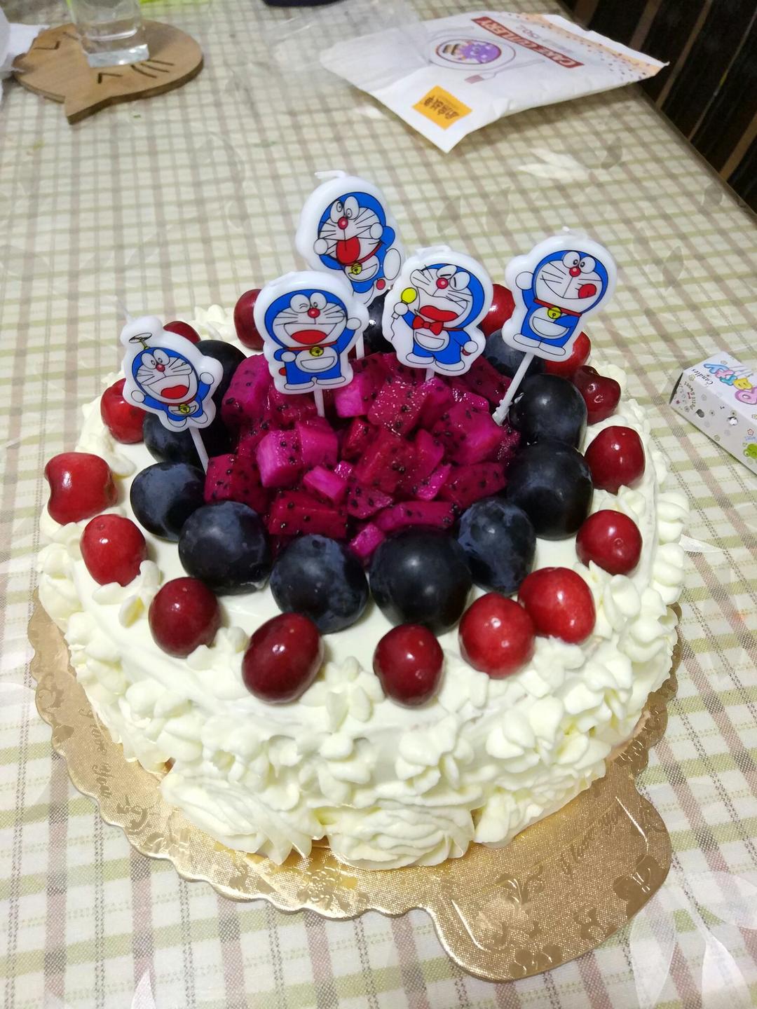 各种简易式水果蛋糕装饰