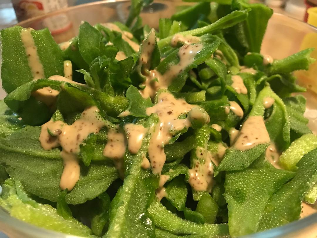 酸奶熊做的凉拌冰草