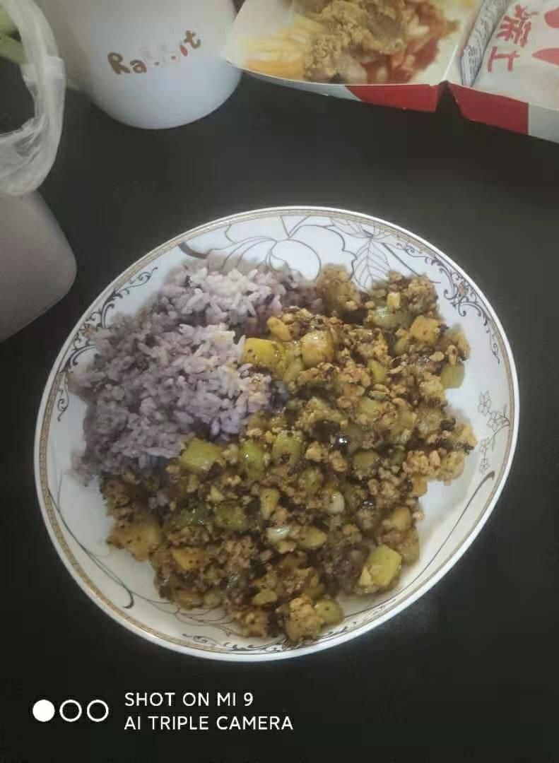 特别好吃的茄子炒饭