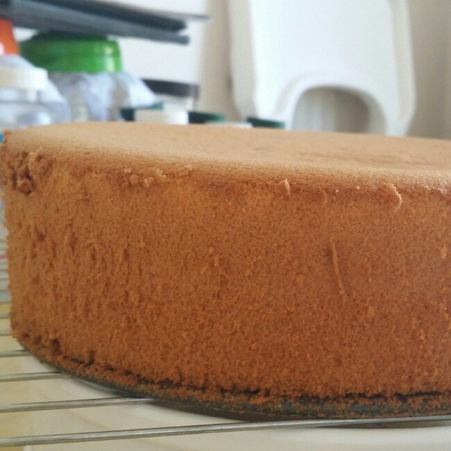 超简单完美戚风蛋糕（6寸2蛋）附打发、翻拌、脱模视频