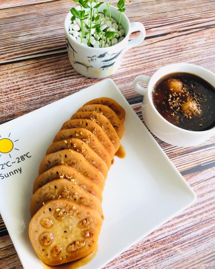 蜜汁糯米藕