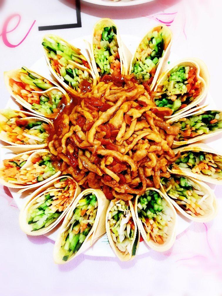 年夜饭&高颜值的【京酱肉丝千张蔬菜卷】